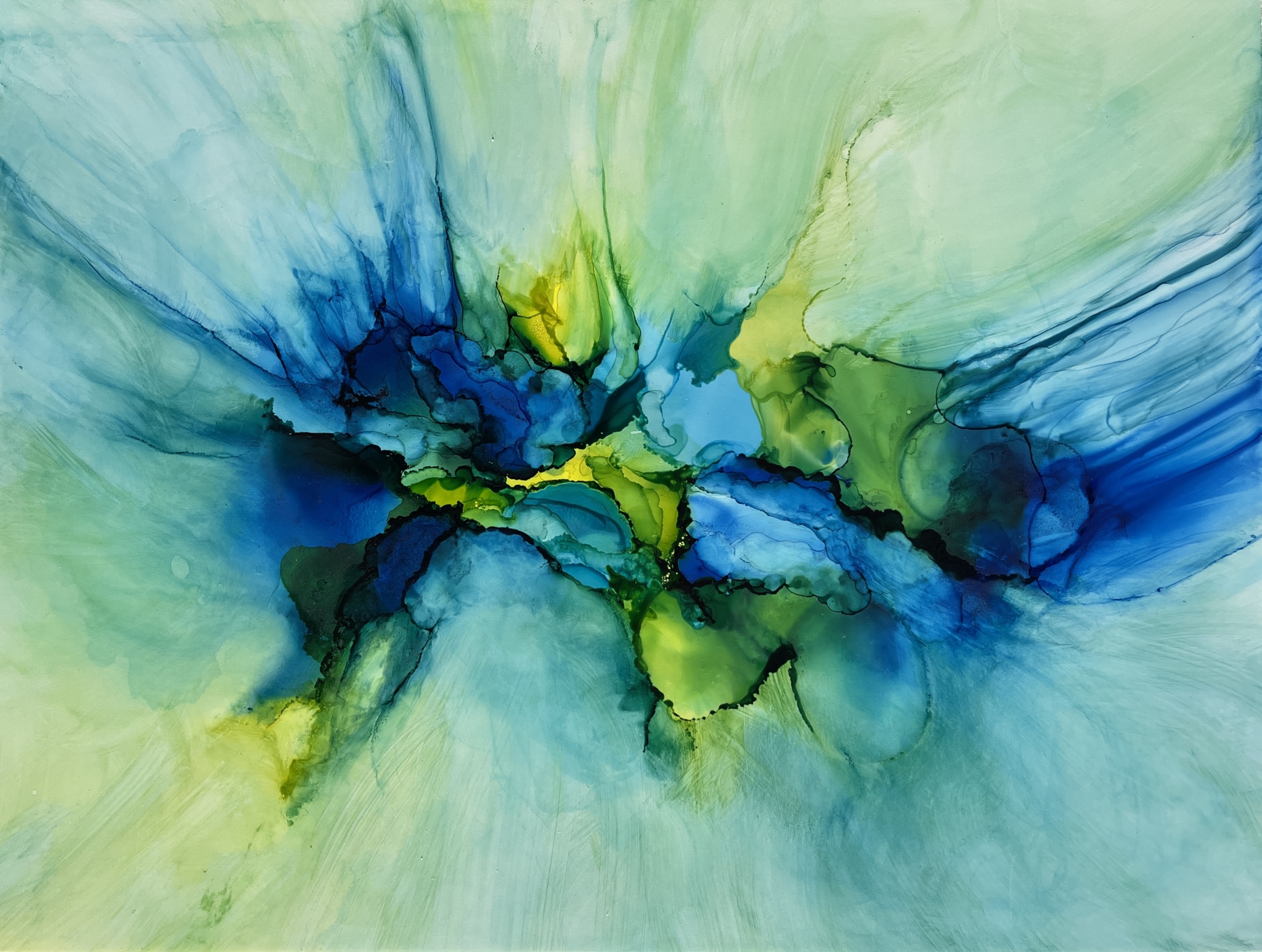 Click here to view Abstract Alcohol Ink artwork by Carla Wormington