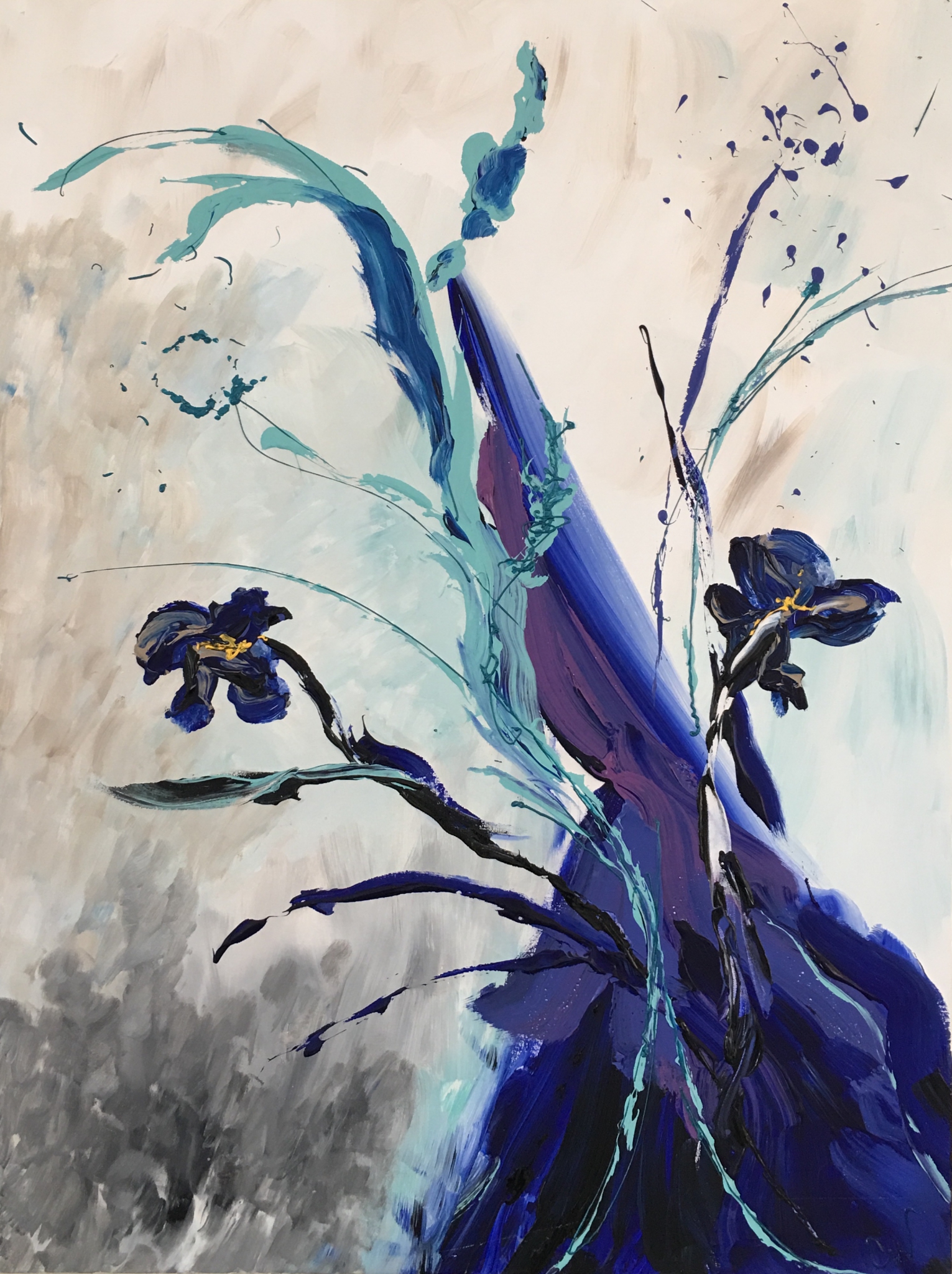 Click here to view A Splash of Irises by Carla Wormington